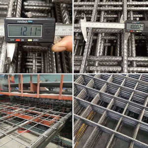 中国钢筋网10x10CM用于桥梁和重型工业建筑的钢筋网面板 - Product Image 3