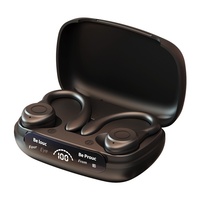 Pasokan Langsung Pabrik Earphone Baru Y7 Model Pribadi untuk Olahraga Lari, Tahan Air IPX5 5.3, TWS dengan Layar Digital