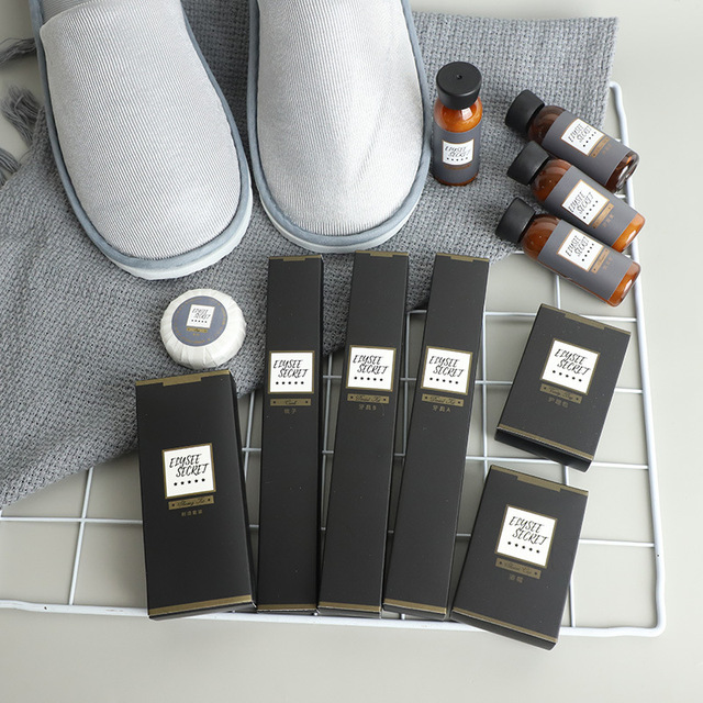 SANHOO Luxury Hotel Amenities Accessories Eco Friendly Travel Hygiene Set High Quality Boutique Hotel Amenities