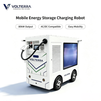 Robot de recharge autonome pour véhicules électriques Max Power 80kW L4, pistolet de recharge multi-standards, station de recharge pour flotte commerciale, homologué CE, adapté aux SUV et berlines