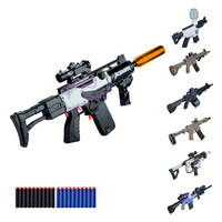 MRD0106A DreamjoX Similar a Nerf Elite X-Shot, Darts Zone, Buzzbee, Pistola de Juguete Eléctrica Automática con Dardos de Espuma Suave