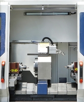 Centre de tournage CNC automatique à double broche haute performance avec commande Fanuc pour le traitement des tuyaux de forage