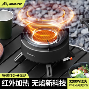 Bisinnna Portable Gas Stove SK255 Infrared Outdoor <b>Camping</b> Tea Brewing Windproof - Product Image 2