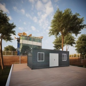 Casa Prefabricada de Diseño Chino JHCE, Contenedor Individual con Baño, Fácil de Transportar, Temporal, para Obras de Construcción - Product Image 3