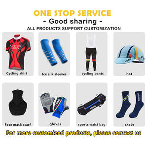 Ensemble de shorts de vélo personnalisés par sublimation, accessoire de manchette de refroidissement, vêtements de cyclisme respirants, ensemble de cyclisme personnalisé, maillot de cyclisme pour <span class=keywords><strong>homme</strong></span> - Product Image 6