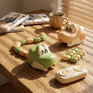 Nuevo juguete de serpiente con control remoto para niños, juguete educativo interactivo para padres e hijos con diseño de animales de dibujos animados, divertido juego educativo de coches. - Product Image 1