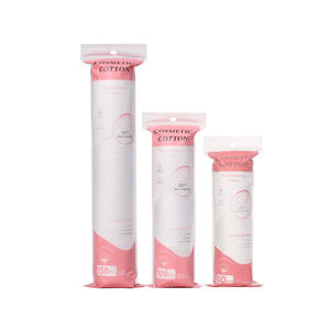 Tampons en coton cosmétiques LMLTOP 150/100/80 pièces, tampons démaquillants doux et confortables, ronds avec bords pressés - Product Image 2