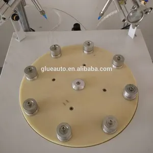 Automatic Glue Dispenser Machine for led bulb / candle light / round shape products