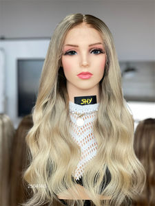 2025 Most Popular Design Natural Raw Human Hair <b>Wig</b> Glueless Long Length HD Lace Front <b>Wig</b> <b>Half</b> Hand Tied - Product Image 2