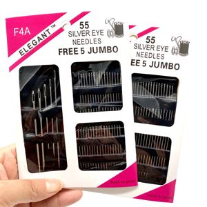 55個ステンレス刺繍針セットビッグアイ手縫い針 - Product Image 2