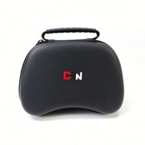 เคสใส่คอนโทรลเลอร์เกมหนังสีดำ EVA วัสดุทนไฟ กันน้ำ เคสเก็บของ PU สำหรับ PS4 PS6 - Product Image 2