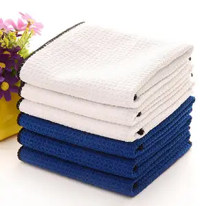 Microfiber 와플 직물 차 선발 피복 자동 valeting 수건