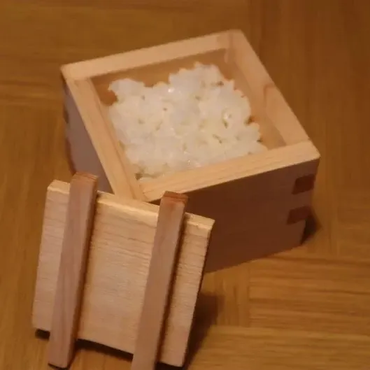 Récipient à riz en bois japonais tasses à saké en bois masu boîtes masu en bois