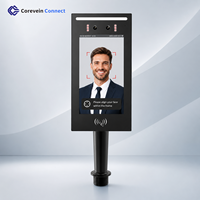Système de contrôle d'accès intelligent Smart Time 7 pouces avec reconnaissance faciale, personnalisable, OEM, biométrique, gestion des présences, réinitialisation, Android 11