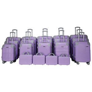 SKD 15pcs Valise Semi Acabado com 4pcs Beleza Cawe Canto Grande Proteger ABS Shell Duro Atacado Durável Bagagem Set - Product Image 1