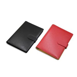 Cuaderno de Cuero B5, 96 Páginas, Hojas Sueltas, Cubierta para Oficina y Negocios, Negro, Marrón, Rojo - Product Image 4