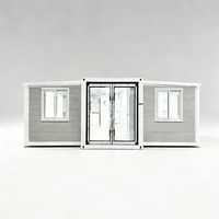 Maison conteneur préfabriquée à structure en acier, design moderne, économe en énergie, 20 pieds 40 pieds, appartement 4 chambres, prix bas