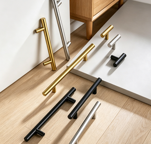 Poignée de tirage en forme de T en acier inoxydable SS201.304 pour portes d'armoires, tiroirs et portes de placards - Product Image 4