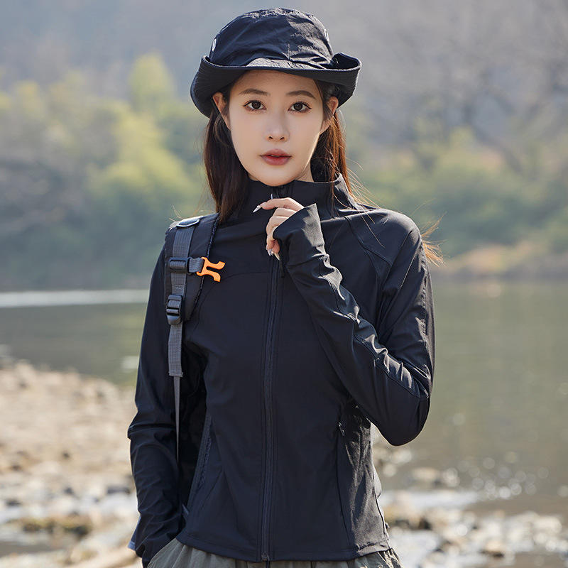 Women's Summer Sports Jacket Quick-Drying Breathable Sun-Protection  Moisture-Wicking Ultraviolet Anti-Ultraviolet Rash Guard