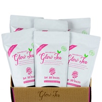 Chinaherbs <strong>Best</strong> <strong>Selling</strong> Skin Whitening Glow Tea 10 Tea <strong>Bags</strong> in Bulk Box Herbal Health Flavored Tea for Beauty Cup Included