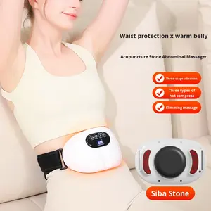 Bian <span class=keywords><strong>Shi</strong></span> Mini-Massagestuhl mit Heiz- und Musikfunktion, batteriebetrieben für Ganzkörper- und Bauchmassage - Product Image 1