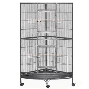 Aier B042 IJzeren Vogelkooi Ruime Binnenruimte Ecologisch Vriendelijke Dierenkooi 102x66x159cm Binnen/Buiten Gebruik Antiek Design Kweekkooi - Product Image 1