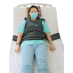 Yuqilin Patient Fall Prevention Restraint Vest Breathable Abdominal Shoulder Fixation <b>For</b> Elderly Dementia Care <b>Bed</b> Use - Product Image 2