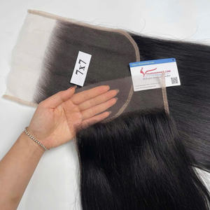 ¡VENTA FLASH! Venta de cierre de encaje recto natural HD Cierre de encaje suizo precios de fábrica inmejorables para hacer cabello de lujo de encaje - Product Image 4