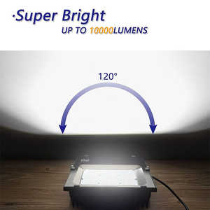 Para la luz de inundación LED UL 100W con 13.000 lúmenes 5000K Temperatura de color Certificación DLC Garantía de 5 años - Product Image 3