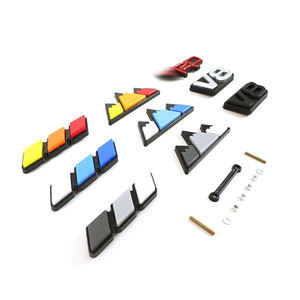 สติ๊กเกอร์ตราสัญลักษณ์กระจังหน้ารถยนต์แบบสามสี ABS แบบกำหนดเอง - Product Image 3