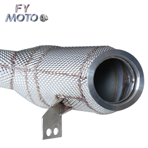 Downpipe con Scudo Termico per <span class=keywords><strong>Mercedes</strong></span> M274 W212 W205 <span class=keywords><strong>C180</strong></span> C200 C300 W213 E200 E260 E300 GLK260 2015+ LHD - Product Image 6