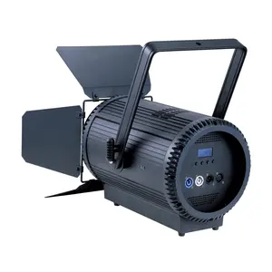 300W/400W RGBW 4in 1 LED TV Studio Video Film Lighting Stgae Light Equipments Zoom Led Profile Spot Light With Barn Doors