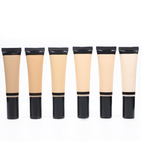 Fond de teint liquide mat, correcteur, pour maquillage, Tube à presser, étiquette privée, fond de teint à couverture complète