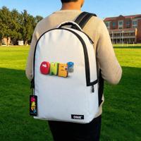 Sac à dos antivol personnalisé pour enfants, idéal pour l'école, en polyester avec fermeture éclair, grande capacité