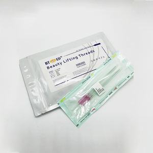 Hilo <span class=keywords><strong>de</strong></span> elevación PDO PLLA PCL para estiramiento facial 3D 4D 6D W aguja tipo COG <span class=keywords><strong>sutura</strong></span> absorbible médica - Product Image 6