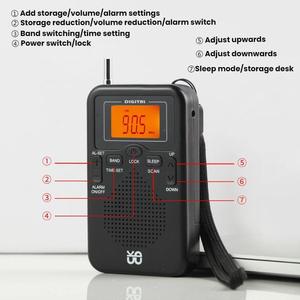 <span class=keywords><strong>Radio</strong></span> Portatile FM/AM di Buona Qualità, Mini <span class=keywords><strong>Radio</strong></span> Digitale Tascabile per Viaggi, Jogging e Campeggio - Product Image 3