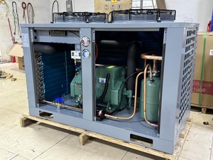 Para caja semicerrada 8P/10P/12p/15p Temperatura media y baja Almacenamiento en frío Host Congelador Unidad de refrigeración 5ton R404a - Product Image 5