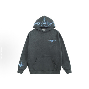 Sudaderas con Capucha Personalizadas con Logotipo, Estilo Y2K, de Algodón, para Streetwear, al por Mayor, en Varios Colores, Cómodas, con Estampado y Bordado de Alta Calidad - Product Image 3