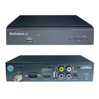 Récepteur Satellite Prix Compétitif Support H.265 HEVC T2MI Hellobox6 DVB S2 Full HD 1080P Montage CPU Moule Privé USB WiFi DVB Finder