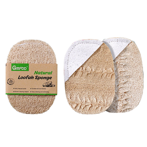 Wholesale 100% Biodegradable Natural Loofah Sponge Effective Dishwashing Luffa Scourer <strong>Scrub</strong> <strong>Brush</strong> Model BM-12 Cleaning <strong>Brushes</strong> - Product Image 1