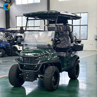 Voiturette de golf électrique tout-terrain 4 places au design luxueux, homologuée pour la route, avec batterie 48V/72V, mini-voiturette de golf personnalisable