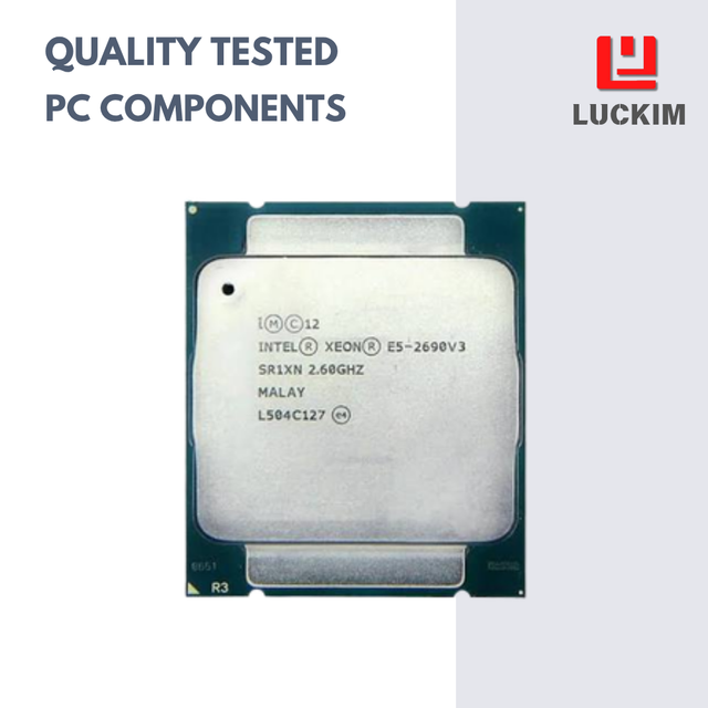 E5-2690V3 12-Core 24-Thread Server CPU 2.6-3.5GHz 30MB Cache LGA2011-3 135W
