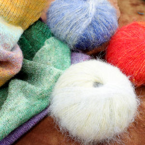 RMX Venta al por mayor 100% Mohair hilo de espesor medio suave para tejer a mano y ganchillo Venta caliente <span class=keywords><strong>Mohai</strong></span> hilos mezclados - Product Image 6