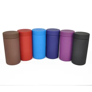 Plastic Hdpe Bottle RTCO Customized HDPE Plastic Capsule Bottle Stock In US Warehouse Soft Touch Protein Powder Canister Custom Protein Tube