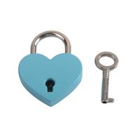Petit cadenas en métal en forme de cœur, mini-verrou avec clé pour boîte à bijoux, boîte de rangement, journal intime
