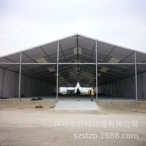 Tente d'entrepôt en alliage d'aluminium Schutz, toit en pente, bâche en PVC, abri temporaire industriel extérieur - Product Image 4