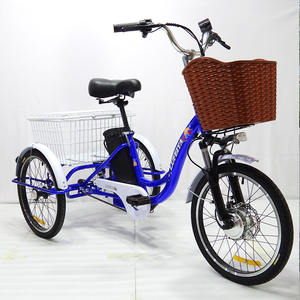 <span class=keywords><strong>Tricycle</strong></span> électrique 20 pouces pour adultes et seniors, <span class=keywords><strong>tricycle</strong></span> à <span class=keywords><strong>assistance</strong></span> au pédalage avec moteur sans balais, design de transport et de chargement domestique - Product Image 4