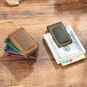 <span class=keywords><strong>Portafoglio</strong></span> con fermasoldi magnetico in pelle personalizzato con fermasoldi fatti a mano <span class=keywords><strong>e</strong></span> <span class=keywords><strong>porta</strong></span> <span class=keywords><strong>carte</strong></span> di credito <span class=keywords><strong>monete</strong></span> da visita per regalo - Product Image 2
