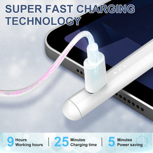 สำหรับ <span class=keywords><strong>Apple</strong></span> iPad <span class=keywords><strong>Pencil</strong></span> 2018-2025 เขียน วาด สำหรับ <span class=keywords><strong>Apple</strong></span> <span class=keywords><strong>Pencil</strong></span> <span class=keywords><strong>2</strong></span> ปากกา iPad พร้อมระบบชาร์จเร็วและป้องกันการสัมผัสโดยฝ่ามือ - Product Image 3