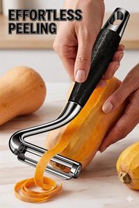 Éplucheur <span class=keywords><strong>de</strong></span> légumes et <span class=keywords><strong>de</strong></span> <span class=keywords><strong>pommes</strong></span> <span class=keywords><strong>de</strong></span> <span class=keywords><strong>terre</strong></span>, lame en acier inoxydable tranchante, épluchage facile, compatible lave-vaisselle, pour fruits et légumes - Product Image 3